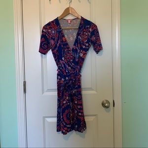 Lilly Pulitzer Print Wrap Dress